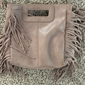 Maurices Tan Fringe Shoulder Bag
